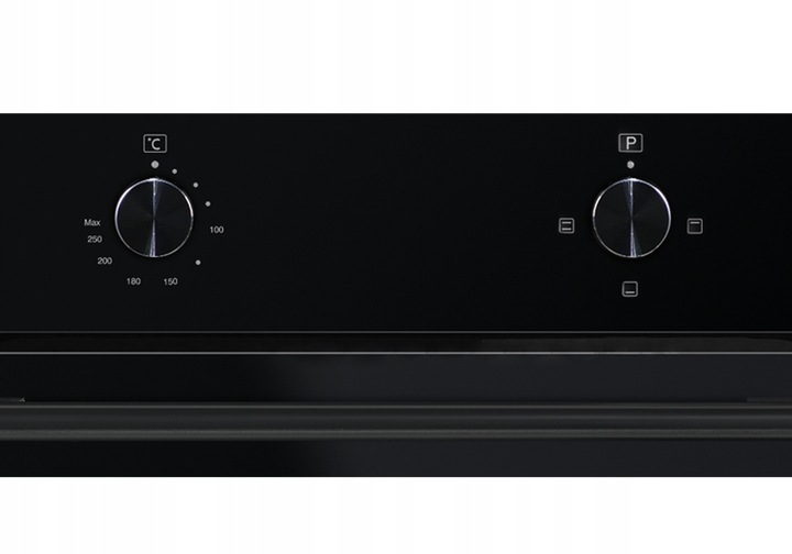 PIEKARNIK DO ZABUDOWY GŁĘBOKOŚĆ 50cm ELEKTRYCZNY 54L CZARNY 60cm