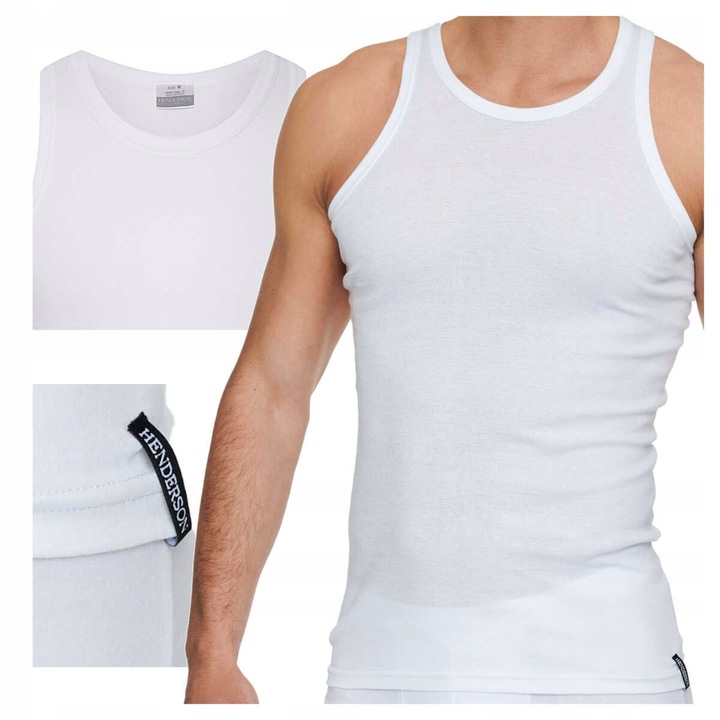 HENDERSON podkoszulka na ramiączkach 100 % bawełna 1480 BP-100 biała L