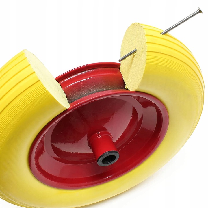 KOŁO KÓŁKO DO TACZKI TACZEK PEŁNE 4.00-8 400-8 400x8 BEZDĘTKOWE PEŁNE