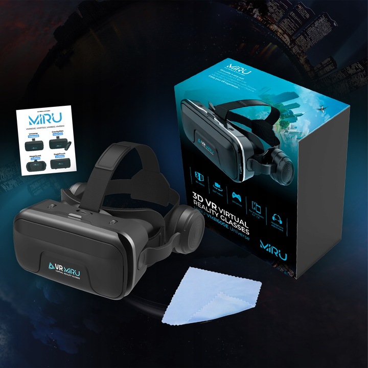 OKULARY VR GOGLE 3D MIRU VMR600E