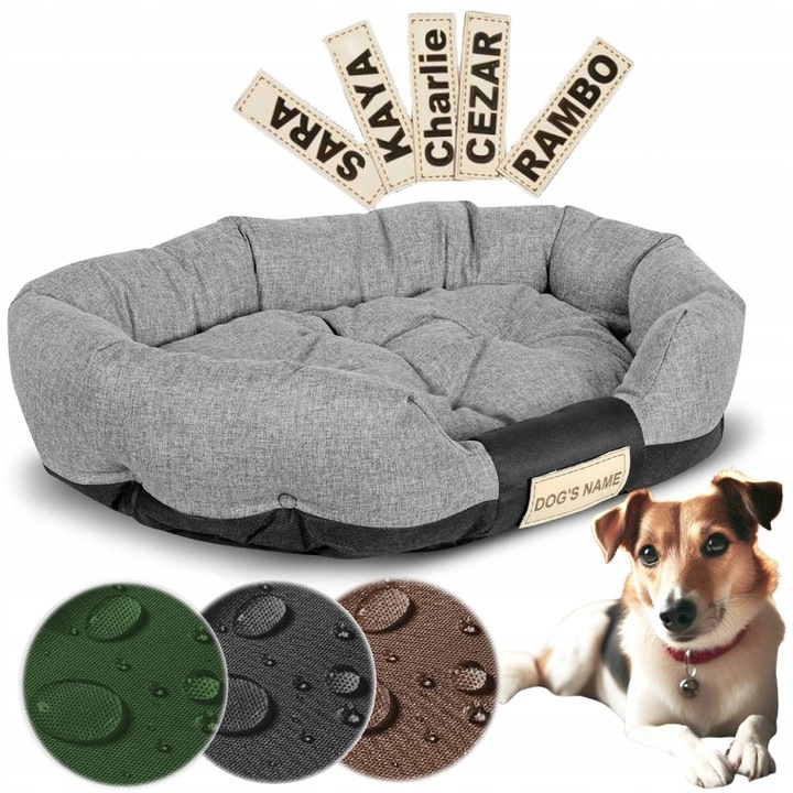 Legowisko dla Psa Posłanie Koszyk Wodoodporne + Imię 100x75cm Różne