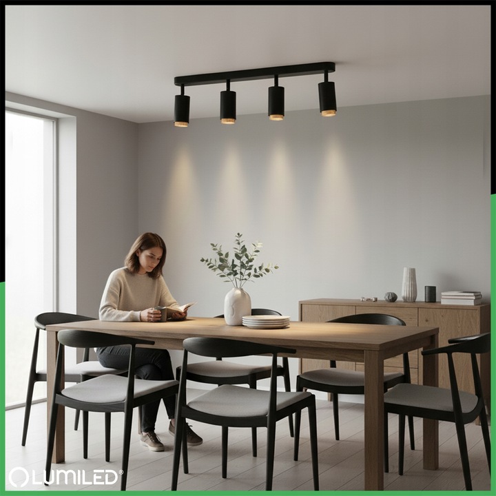 Lampa sufitowa HALOGENOWA kinkiet OPRAWA LED reflektor SPOT 4x GU10