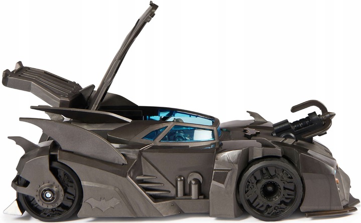 DC COMICS POJAZD BATMOBILE Z WYRZUTNIĄ + FIGURKA LALKA BATMAN 10 CM ZESTAW