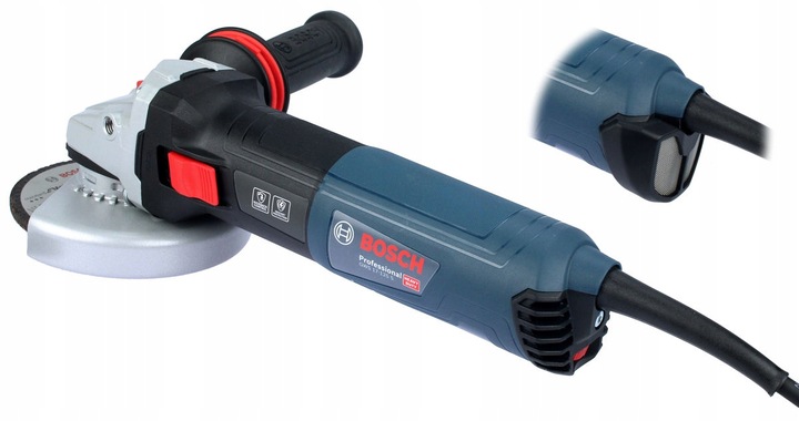 SZLIFIERKA KĄTOWA 1700W 125mm GWS 17-125 S BOSCH regulacja obrotów