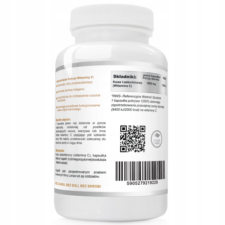 OKAZJA WITAMINA C 1000mg KWAS L-ASKORBINOWY 360szt