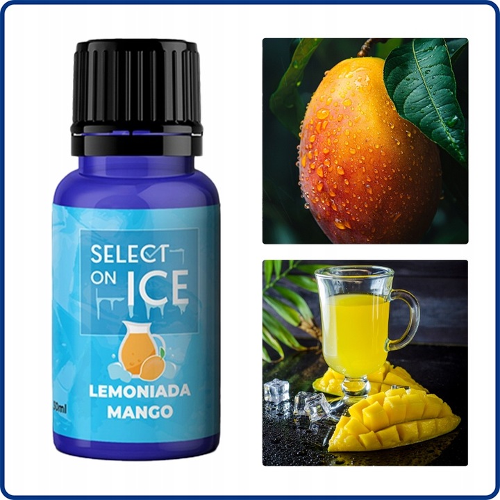 AROMAT SPOŻYWCZY DO CIAST NAPOJÓW SELECT ON ICE - LEMONIADA MANGO 30 ML