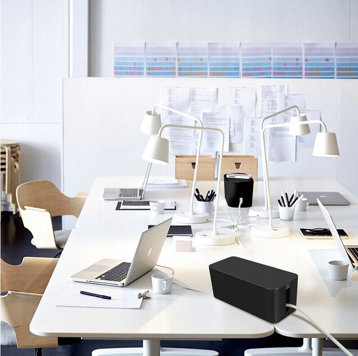 POJEMNIK ORGANIZER NA KABLE PUDEŁKO LISTWY DUZY