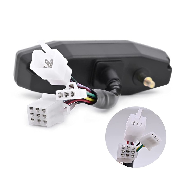 UNIWERSALNY LICZNIK CYFROWY MOTOCYKL QUAD LCD LED PRĘDKOŚCIOMIERZ SKUTER