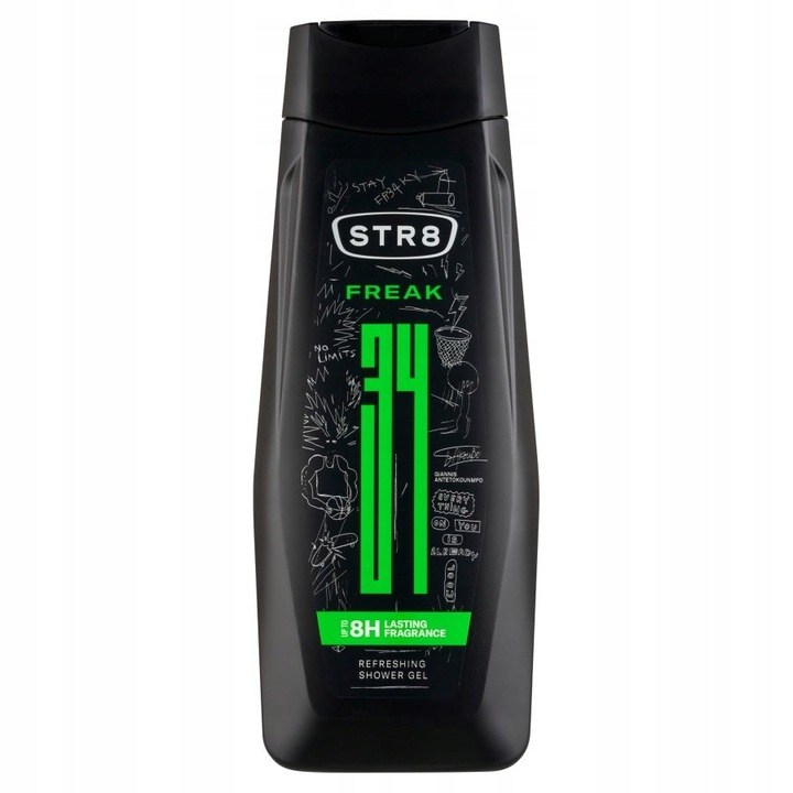 STR8 ZESTAW MIX męski żel pod prysznic dla mężczyzn REFRESHING 5x 400ml