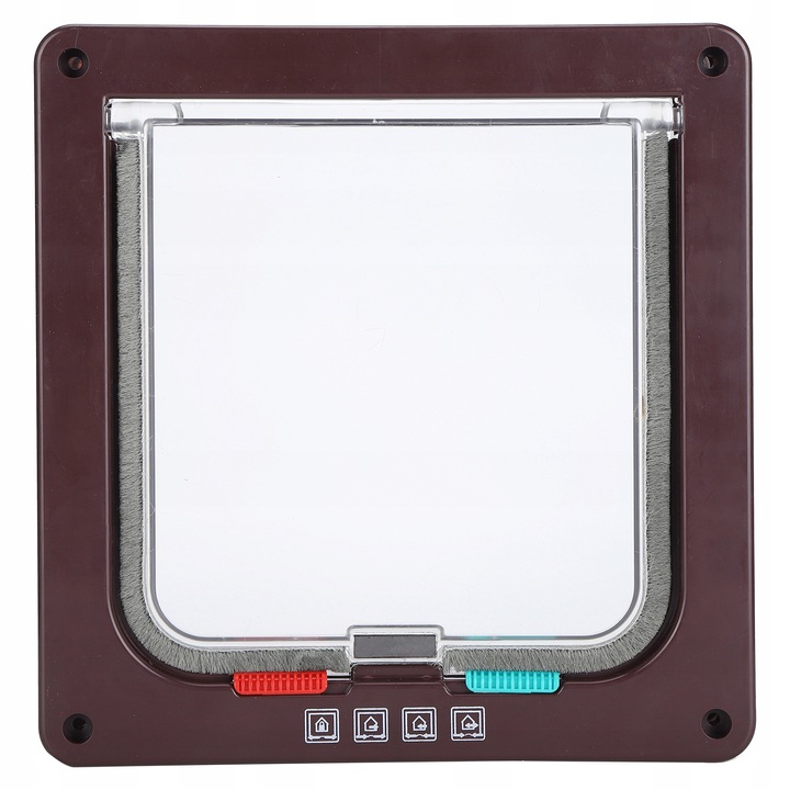 DRZWICZKI TUNEL Z KLAPĄ DLA KOTA/PSA BRĄZOWY M brąz