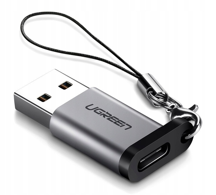 UGREEN LEKKI ADAPTER PRZEJŚCIÓWKA HUB USB 3.0 DO USB-C 3.1 QC 3.0 3A 5GBPS