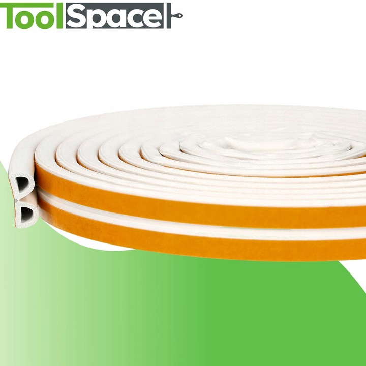 Uszczelka do okien i drzwi D 25mb mb BIAŁY