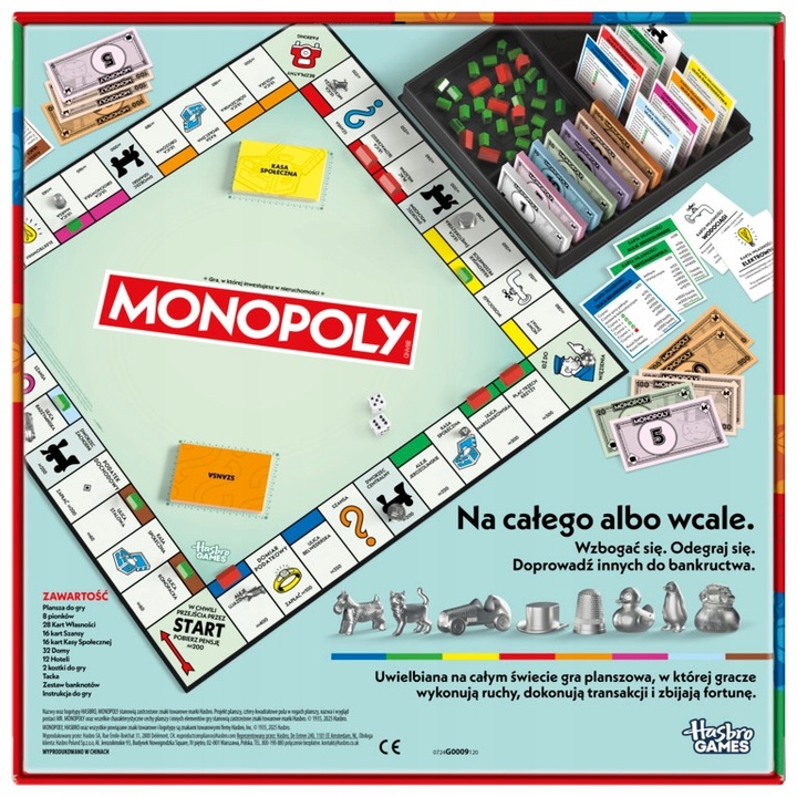 Gra Monopoly Classic Refresh Polska Wersja Hasbro G0009