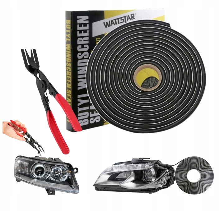 ZESTAW DO SKLEJANIA I ROZKLEJANIA LAMP PRZEDNICH ZESTAW NAPRAWCZY REFLEKTOR