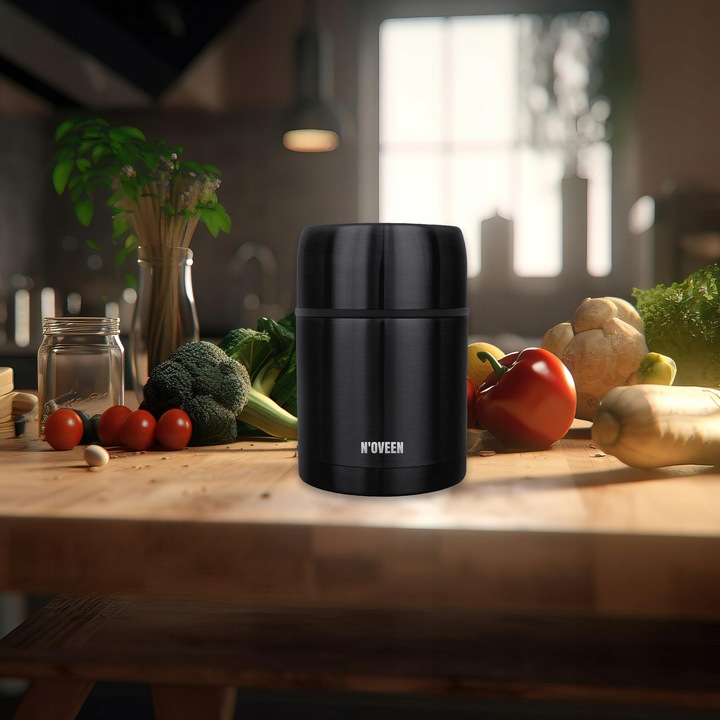 NOVEEN TERMOS OBIADOWY NA ŻYWNOŚĆ TERMICZNY POJEMNIK NA ZUPĘ BOX