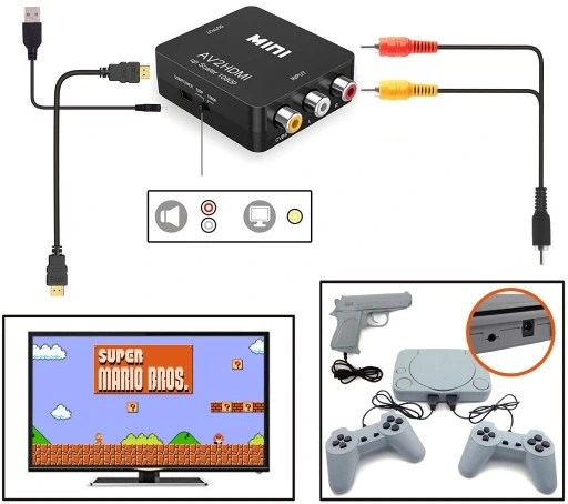 KONSOLA DO GIER 8-BITOWA KLASYCZNA TELEWIZYJNA TV W STYLU RETRO SUPER GAME