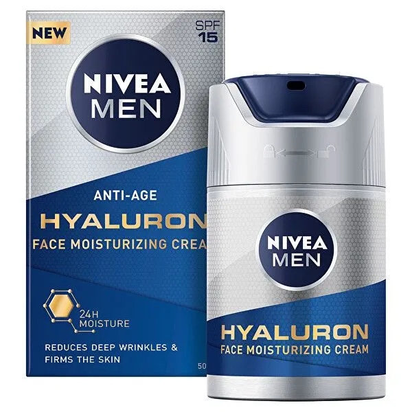 NIVEA MEN Hyaluron Przeciwzmarszczkowy krem do twarzy 2 x 50 ml