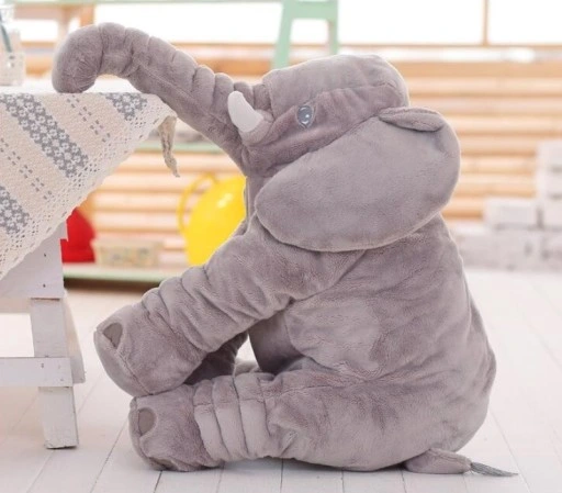 SŁOŃ PLUSZOWY PRZYTULANKA DUŻY PLUSZAK SŁONIK MIŚ
