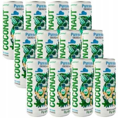 Coconaut Woda kokosowa z młodego kokosa ZESTAW 12 x 320ml