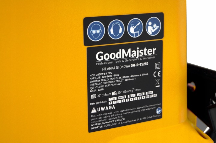 PIŁA STOŁOWA KRAJZEGA PILARKA 3000W 250mm przecinarka do drewna