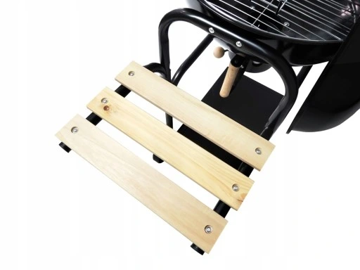 Grill WĘGLOWY na brykiet Ogrodowy zamykany POKRYWA POPIELNIK Gruba