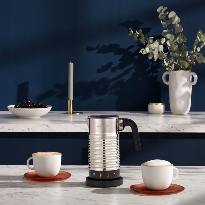 NESPRESSO SPIENIACZ DO MLEKA AEROCCINO 4 SREBRNY