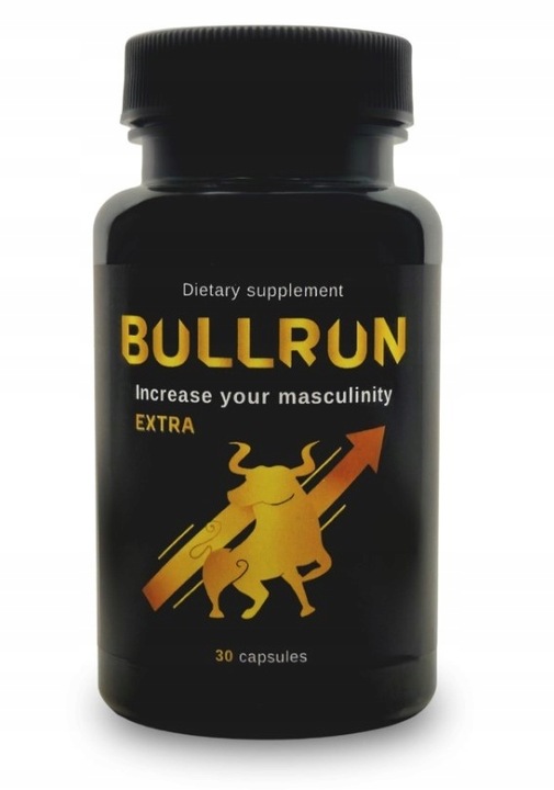 BULLRUN EXTRA Naturalne wsparcie POTENCJI DLA MĘŻCZYZN 30 kaps.