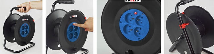 BĘBEN ZWIJAK NAWIJAK KABLA PRZEWODU PRZEDŁUŻACZA DO 50M 3X1,5MM2 40M