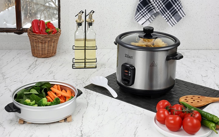 RYŻOWAR GARNEK DO RYŻU PAROWAR DO RYŻU WARZYW 2W1 3,2L 500W