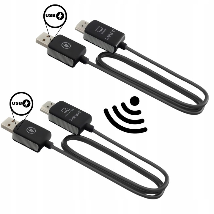 Bezprzewodowy transmiter obrazu, wideo, HDMI, Full HD, 50m, MINIX H1