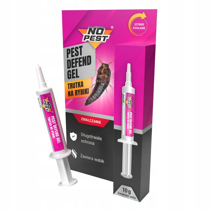 ŚRODEK PŁYN SPRAY + TRUTKA PREPARAT ŻEL NA RYBIKI SREBRZYKI DO