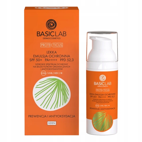 BasicLab lekka emulsja ochronna SPF 50+ 50 ml