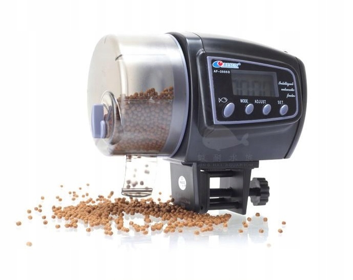 AUTOMATYCZNY KARMNIK DLA RYB LCD DOZOWNIK KARMIDŁO