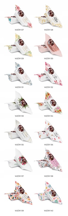 KRÓWKI Ślubne personalizowane PODZIĘKOWANIA dla gości ŚLUB 1KG wesele