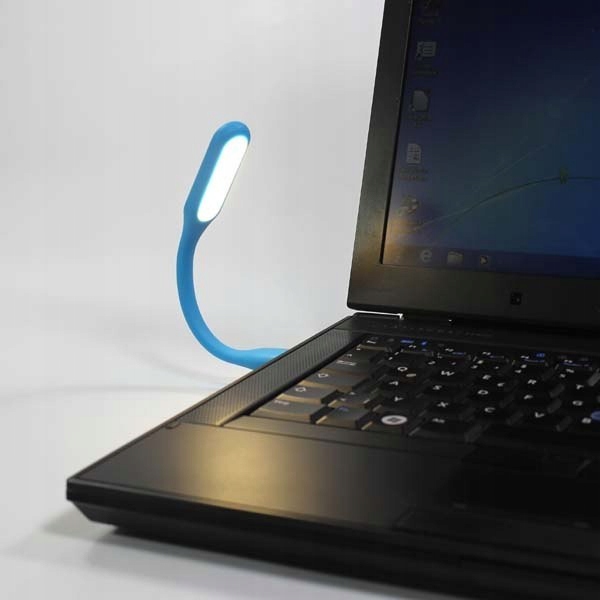 Lampka dla notebooka, gumowe, zielony, USB, LED
