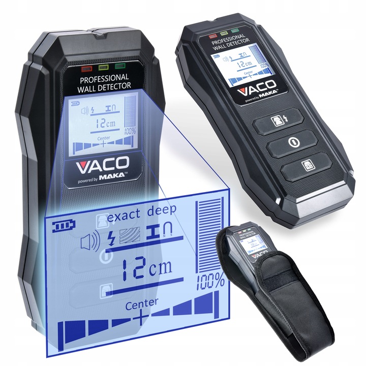 WYKRYWACZ PRZEWODÓW Detektor napięcia METALI Drewna PROFILI Rur KABLI