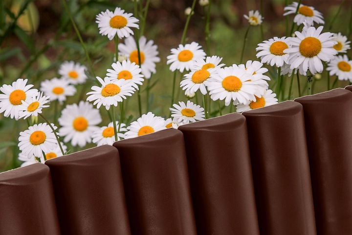 PALISADA OGRODOWA OBRZEŻE BORDER BRĄZ - 2,5M