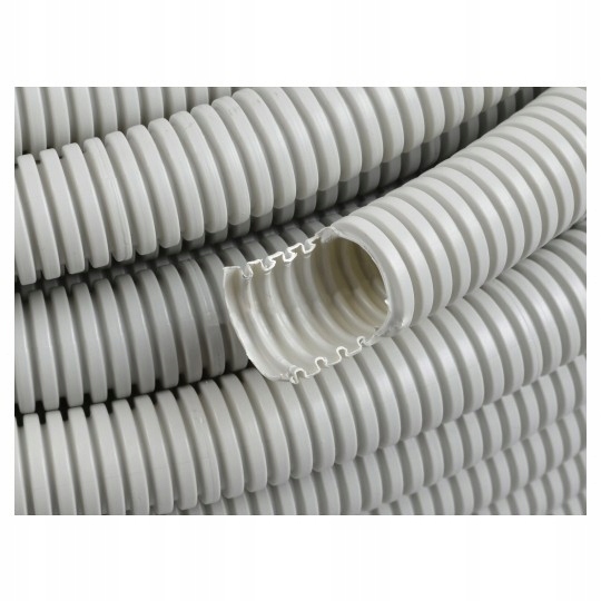 Peszel Rura karbowana Elmark z Pilotem 320N RKLS 25/20 szary 25mm 50 m