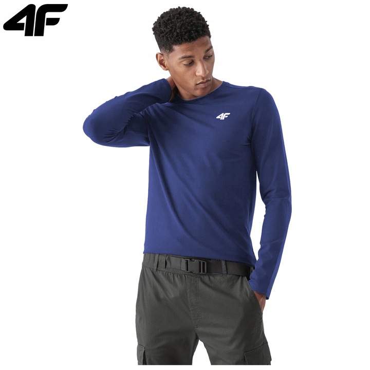 KOSZULKA MĘSKA 4F Z DŁUGIM RĘKAWEM LONGSLEEVE BLUZA NA CO DZIEŃ M628 L