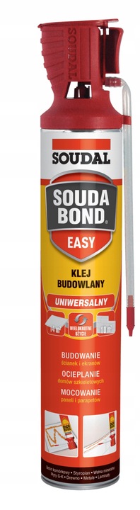 SOUDAL PIANO KLEJ PIANA SOUDABOND EASY APLIKATOR WĘŻYK 750ML