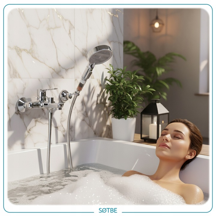 Słuchawka prysznicowa oszczędzająca 60% 6l/min Główka Rączka do