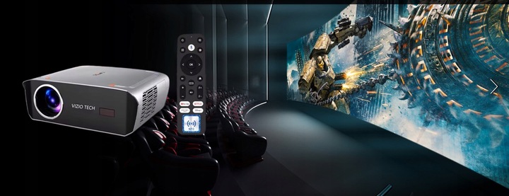 Projektor VIZIO TECH A9G 1550Ansi AndroidTV 14 FullHD 4K Dolby WIFI 6