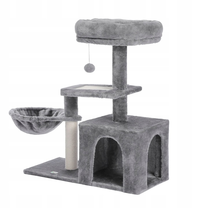 DRAPAK DLA KOTA Z HAMAKIEM DRAPAK LEGOWISKO DOMEK WIEŻA WYSOKA 70 cm