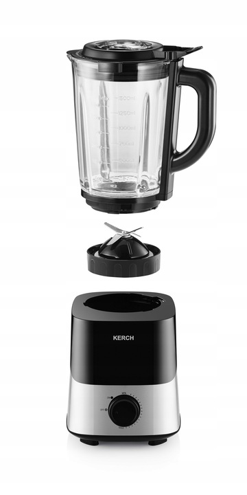 BLENDER KIELICHOWY SZKLANY DO KOKTAJLI SMOOTHIE KERCH AXEL 2,2L 2700W