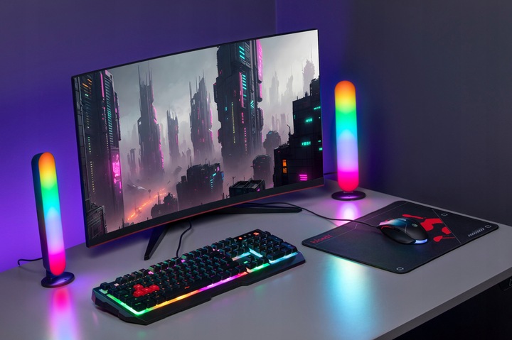 Zestaw dla graczy KLAWIATURA RGB LED + MYSZ + PODKŁADKA A4TECH BLOODY B1700