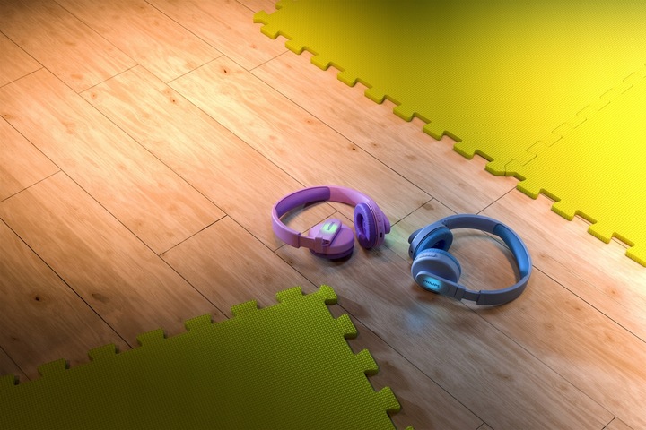 Philips bezprzewodowe słuchawki dla dzieci TAK4206 niebieskie