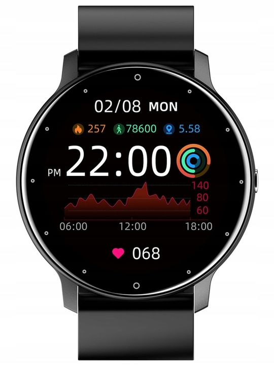 SMARTWATCH MĘSKI ZEGAREK GRAVITY +BOX +GRAWER SMS FB POLSKIE MENU MODNY