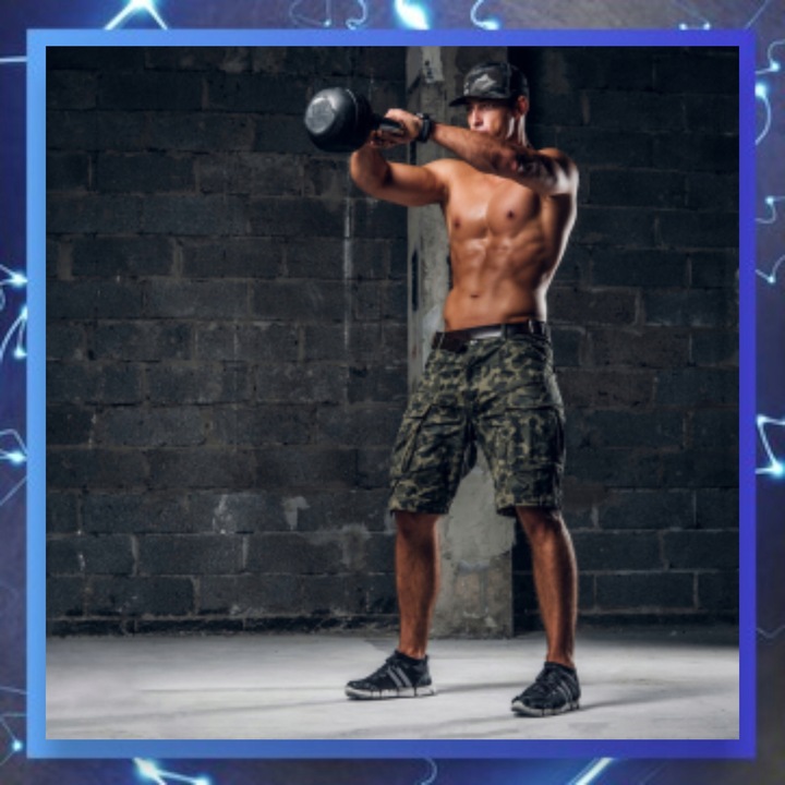 Kettlebell żeliwny 24kg kettle kula odważnik hantla ciężar do ćwiczeń