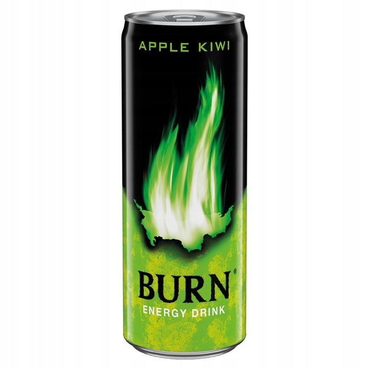 Napój energetyczny Burn Apple Kiwi energetyk 12x 250ml