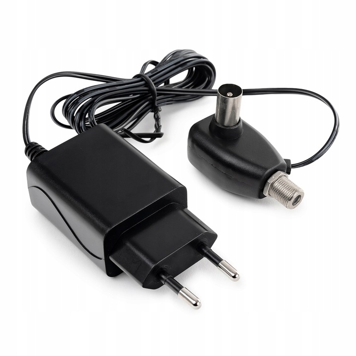 Zasilacz do anteny telewizora 12V 0,2A wtyk F